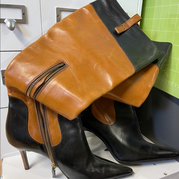 Dolce &Gabbana Stylish High Heel boots 36 1/2 - Picture 3 of 9